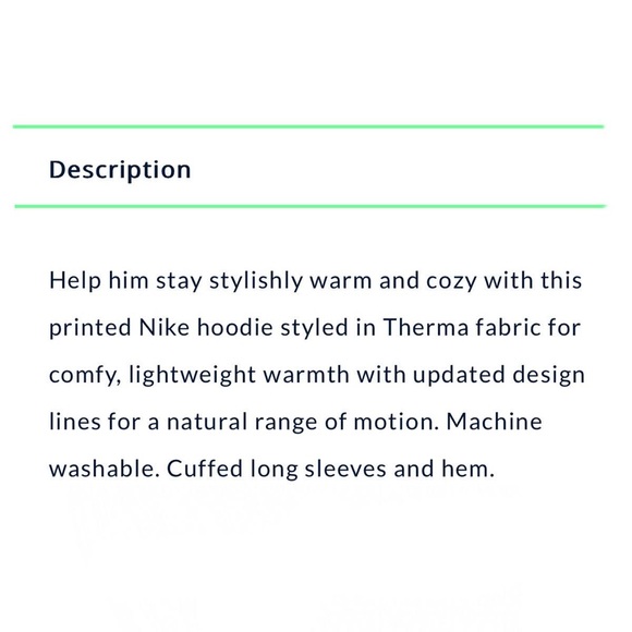 Nike Therma Big Boys Embossed 1/2 Zip Hoodie - Picture 7 of 7